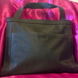 Esprit Black Women's purse . Front zipper and middle zipper